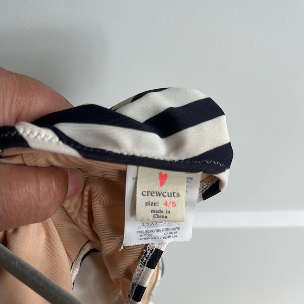 J. Crew Crewcuts size 4/5 One Piece Swimsuit - Picture 4 of 6